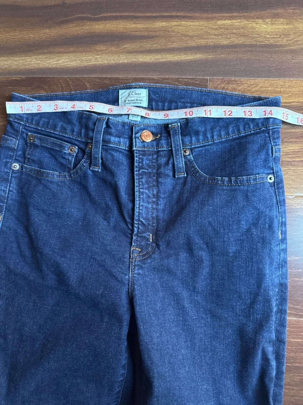 J CREW “9 High Rise Toothpick Jeans Size 29T